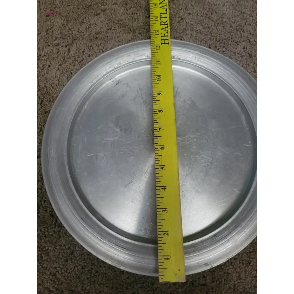 Vintage Acorn Cake Cover 10” Aluminum Metal - Wooden Handle West Bend